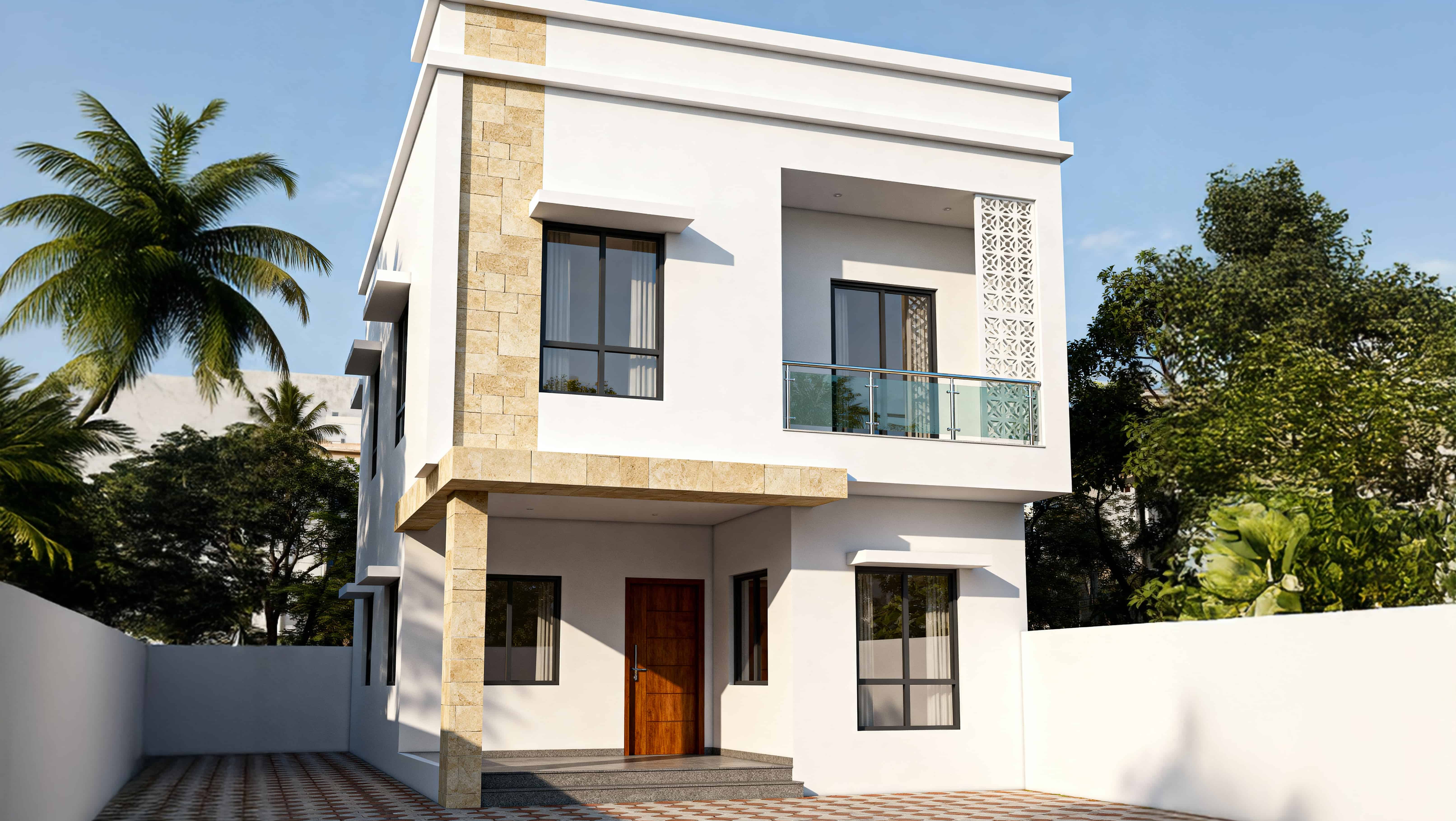 Construction site aerial view